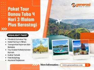 Paket Tour Danau Toba 4 Hari 3 Malam Plus Berastagi