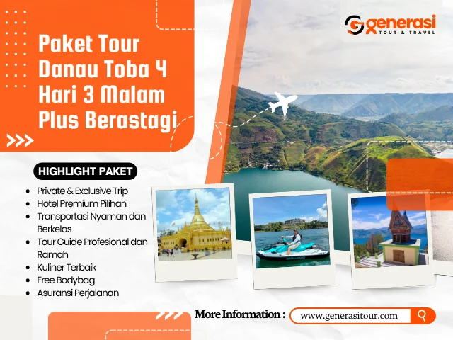 Paket Tour Danau Toba 4 Hari 3 Malam Plus Berastagi