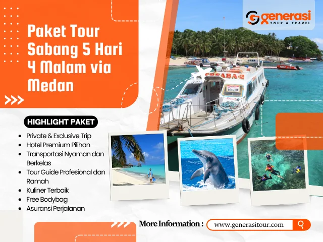 Paket Tour Sabang 5 Hari 4 Malam