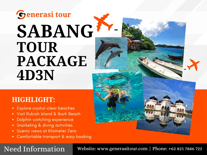 Sabang Tour Package 4D3N