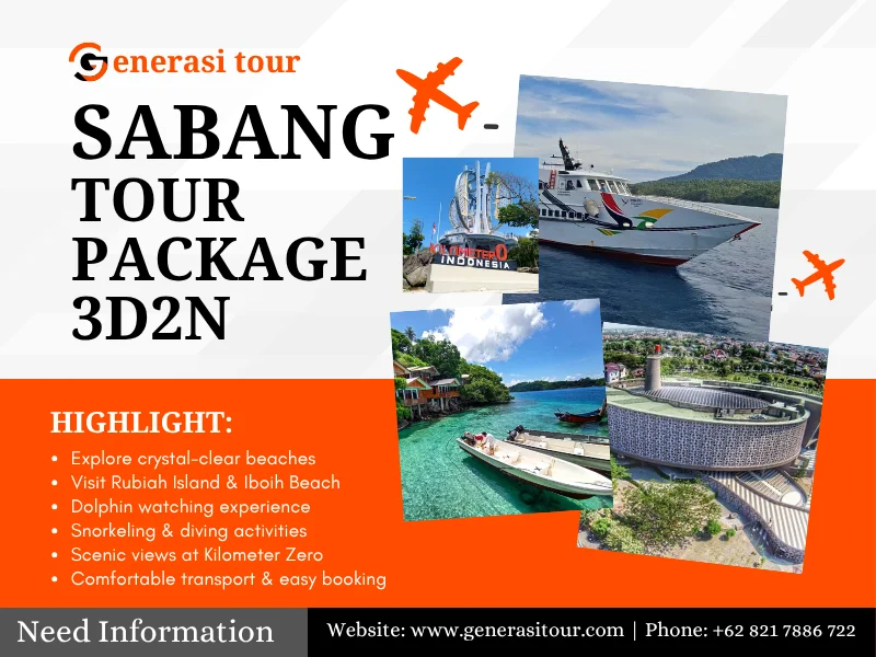 Sabang Tour Package 3D2N