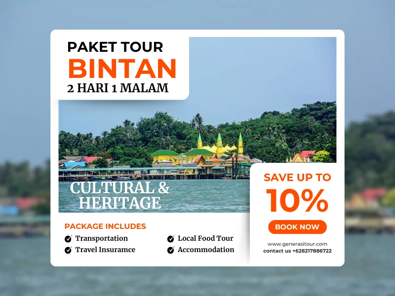 Paket Tour Bintan 2D1N Pulau Penyengat